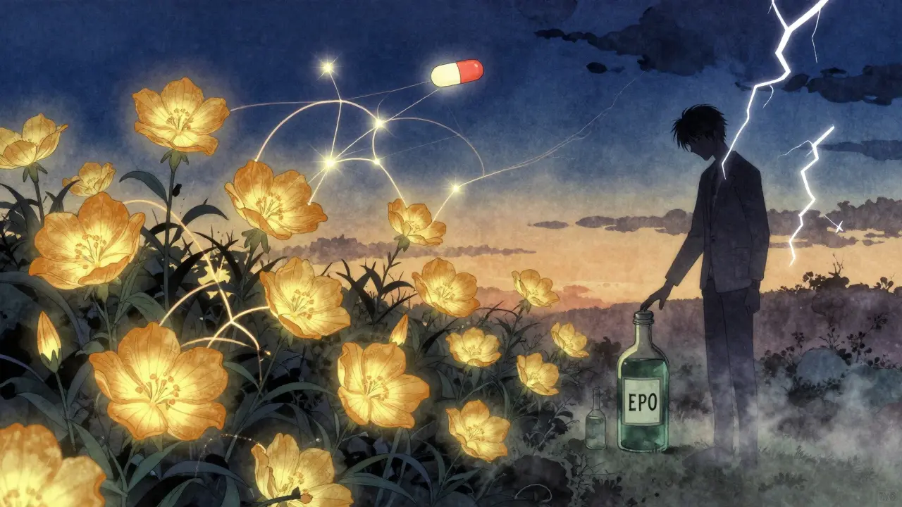 Evening Primrose Oil and Seizure Risk: What You Need to Know About Antipsychotic Interactions