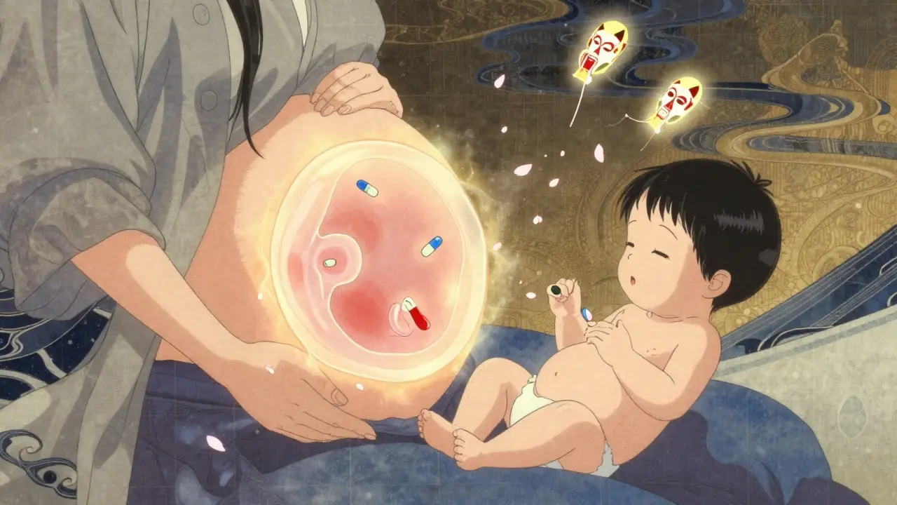 How Medications Cross the Placenta and Affect the Fetus